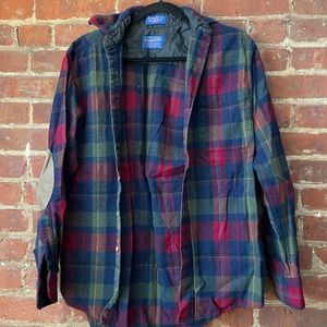 Vintage wool flannel with elbow pads